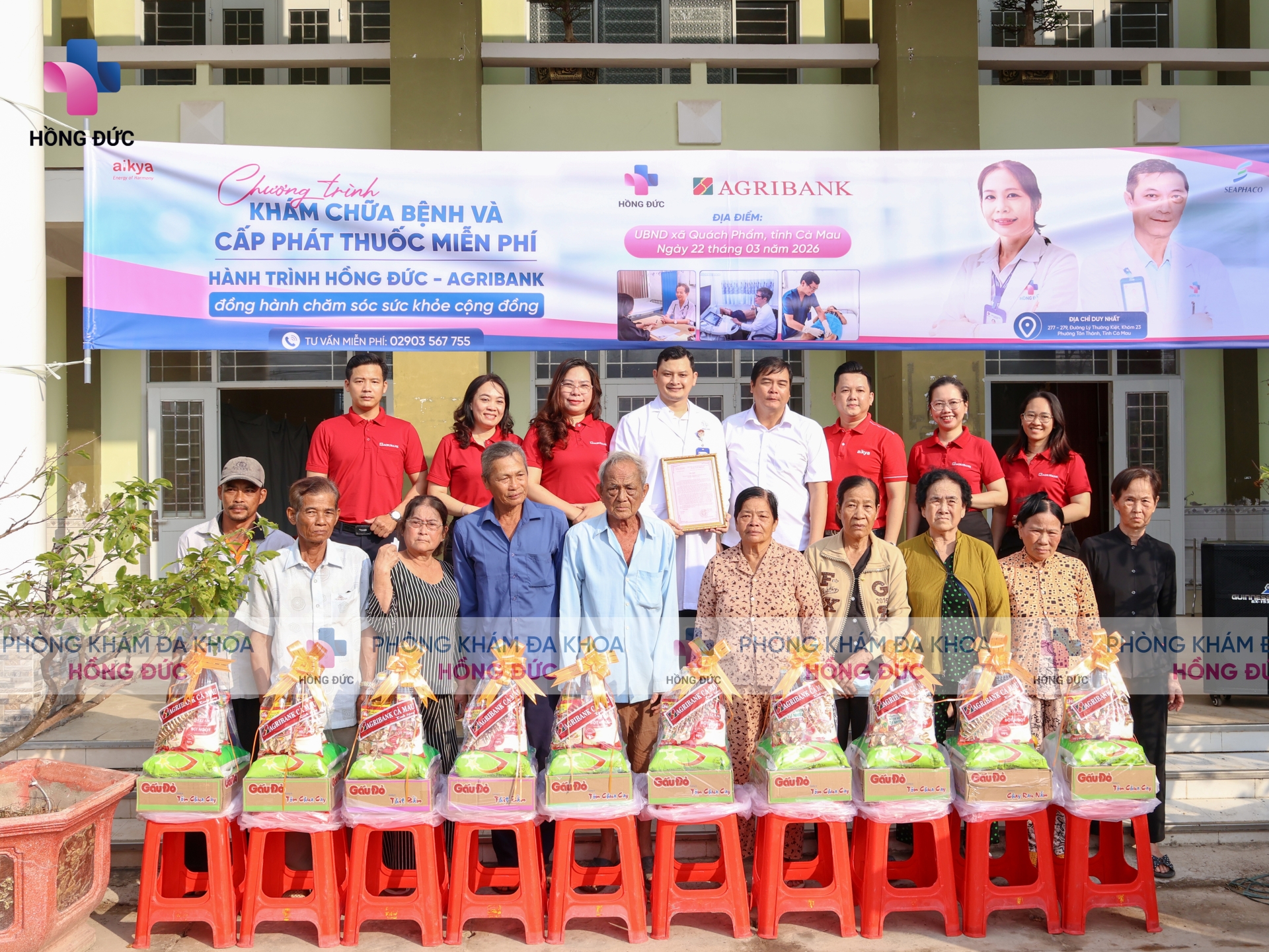 HÀNH TRÌNH HỒNG ĐỨC - AGRIBANK  Đồng hành chăm sóc sức khỏe cộng đồng
