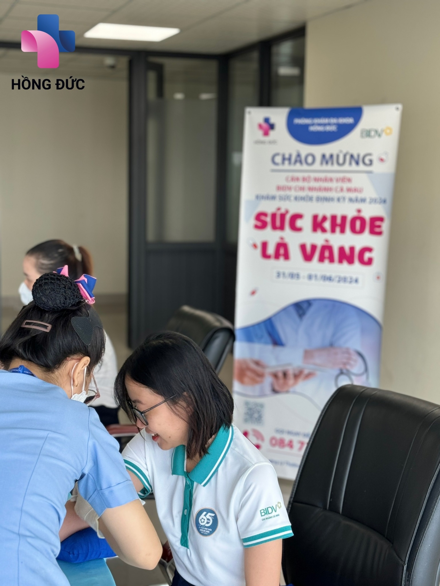 KHÁM SỨC KHỎE ĐỊNH KỲ CHO CBCNV BIDV CHI NHÁNH CÀ MAU TẠI PKĐK HỒNG ĐỨC. KẾT LUẬN, TƯ VẤN KẾT QUẢ CÙNG TS. BS NGUYỄN TRỌNG HIẾU - CHUYÊN GIA UNG BƯỚU