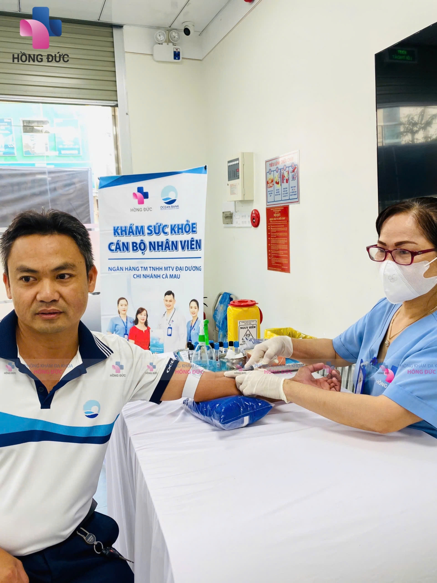 KHÁM SỨC KHỎE CÁN BỘ NHÂN VIÊN NGÂN HÀNG THƯƠNG MẠI TNHH MỘT THÀNH VIÊN ĐẠI DƯƠNG - OCEANBANK CHI NHÁNH CÀ MAU